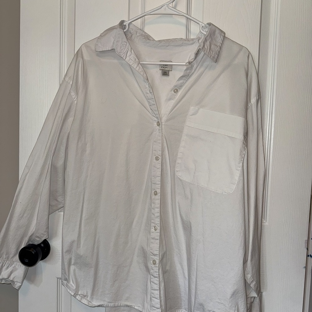 Target Women's White Button Down Shirt